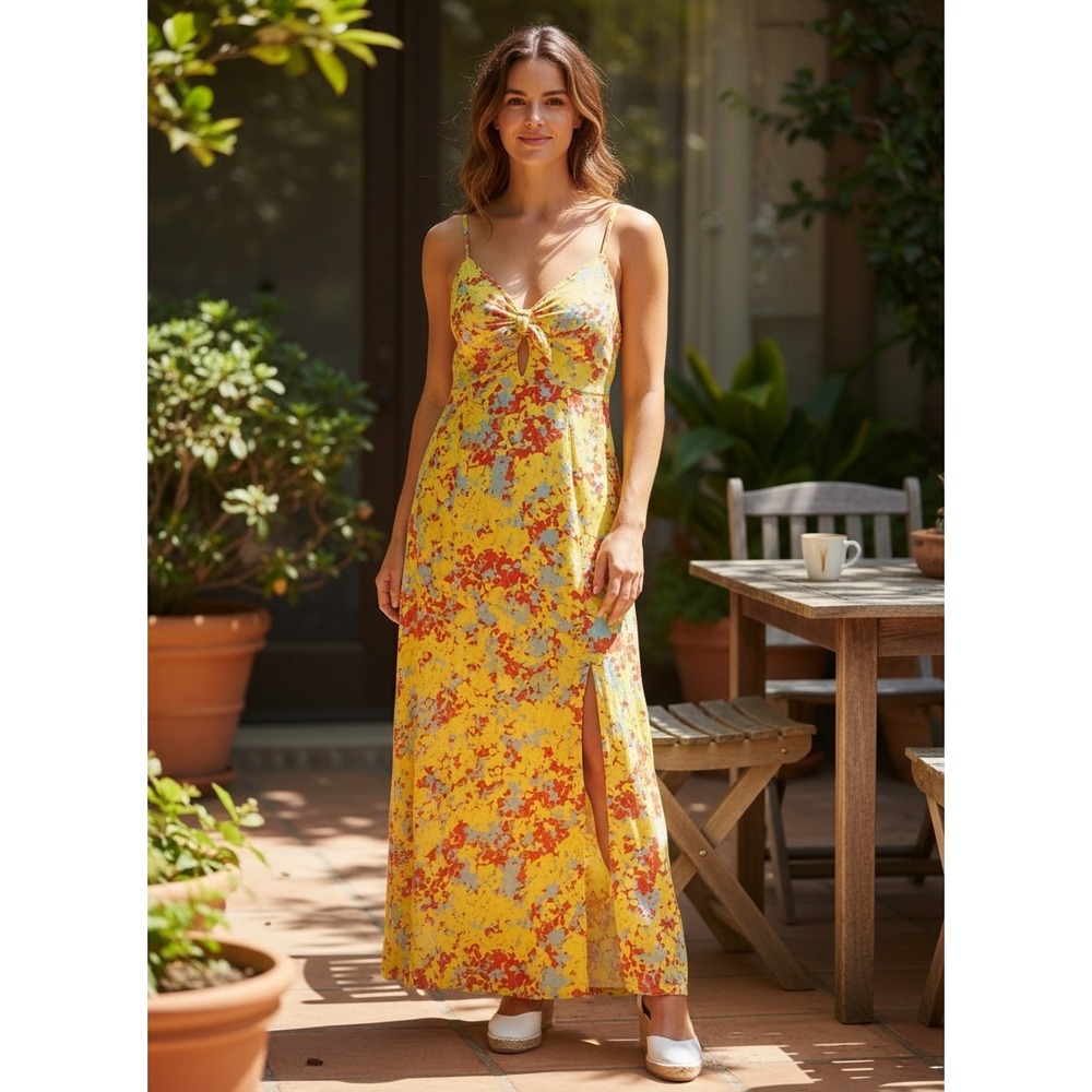 The‎ Fifth Label Yellow Floral Print Maxi Dress